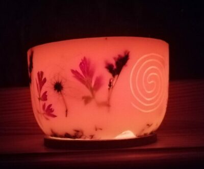 Wachslaterne Kolibri ~ Doppelspirale – Bild 3