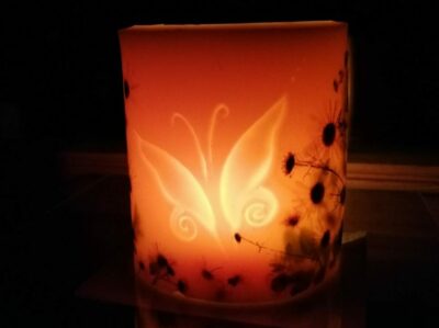Windlicht Schmetterling